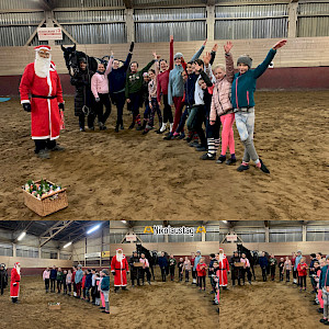 Juhu, der Nikolaus, kommt! Braves Voltipferd…